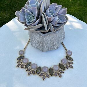 Banana Republic light and dark gray necklace!